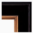 514-84-G Traditional picture frame, Espresso Tuscany Finish with Slight Water Spots, Black with Brown Undertones. Linear…