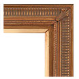 572M-G-WL Traditional picture frame, Traditional Gold, with liner.
