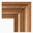 598-100-WL Traditional picture frame, Antique Champagne Silver.
