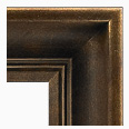598-102-NL Traditional picture frame, Dark antique gold. No liner.
