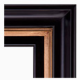 598-84G-WL Traditional picture frame, Espresso Tuscany Finish, Black with Brown Undertone with Slight Water Spots and…