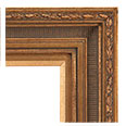 637-G-WL Traditional picture frame, Traditional gold, With liner.