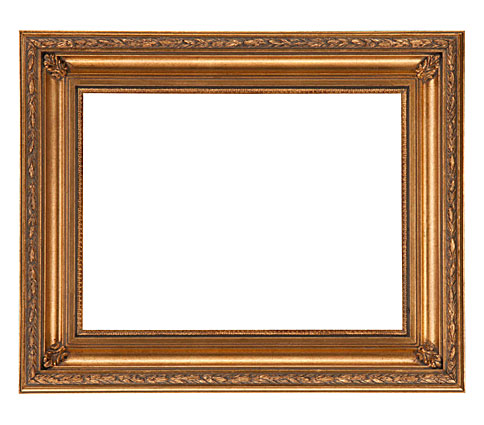Traditional Picture Frame 638-NL, corner detail (638-G-NL Traditional picture frame)