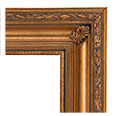 638-G-NL Traditional picture frame, Traditional gold, No liner.