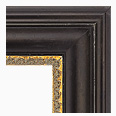 665M-84G-NL Traditional picture frame, Espresso Tuscany finish, black with brown undertone with slight water spots and…