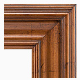 675-AG-NL Traditional picture frame, Antique Gold .