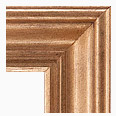 695M-100-WL Traditional picture frame, Light Antique Gold with Slight Red and Black Undertones. With Liner.