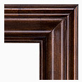 695M-102-NL Traditional picture frame, Dark Antique Gold.