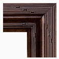 820-102-WL Traditional picture frame, Dark Antique Gold. With Matching Liner.