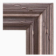 820-238-WL Traditional picture frame, Champagne Silver. With Matching Liner.
