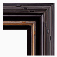 820-84G-WL Traditional picture frame, Espresso Tuscany Finish with Slight Water Spots, Black with Brown Undertones. Antique…